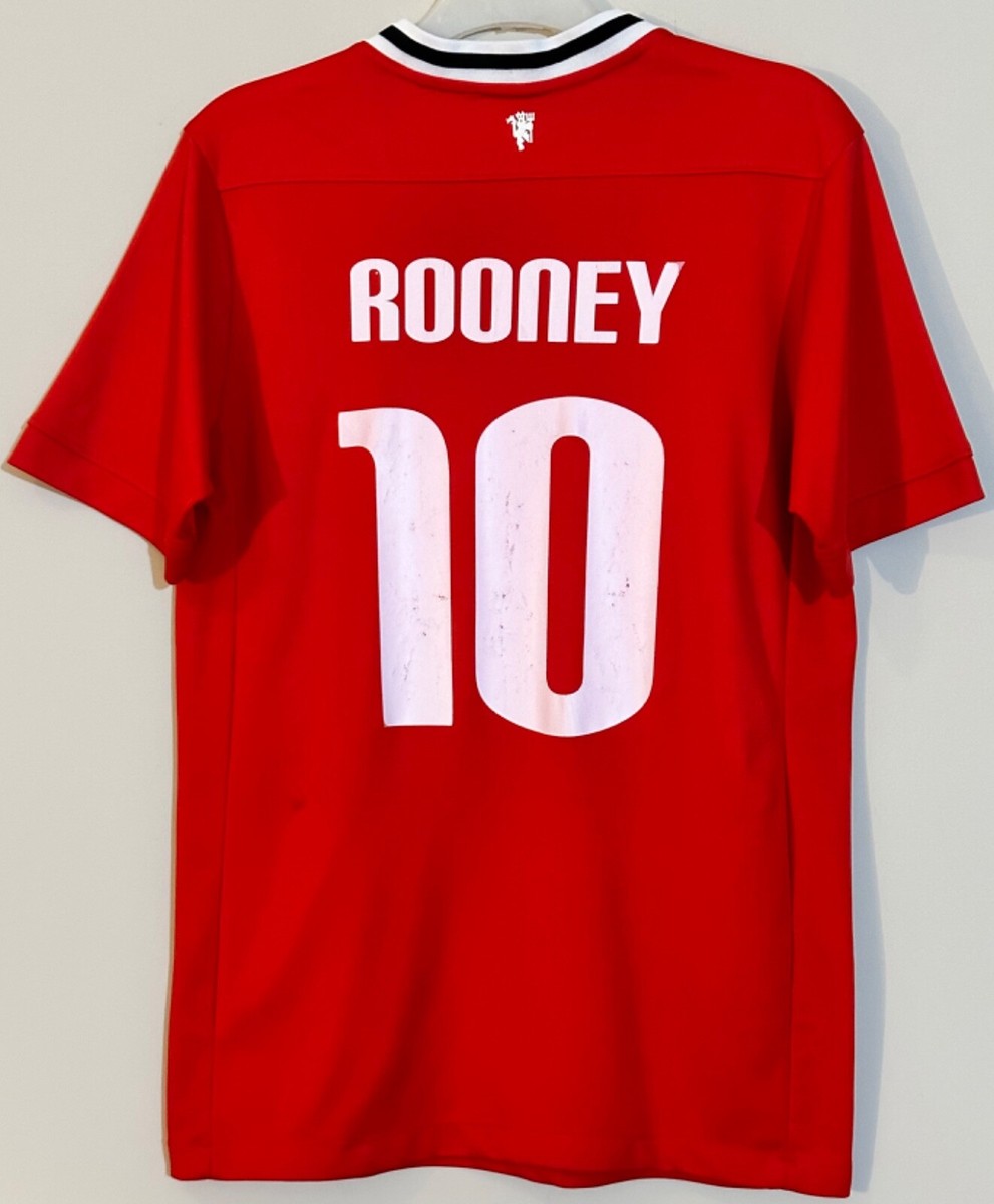 Manchester United Rooney #10 Soccer Jersey Men's Size Small