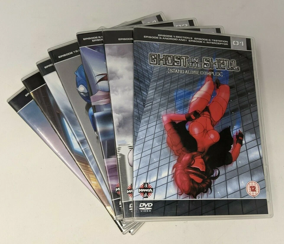 Ghost In The Shel-Stand Alone Complex-SAC 1st GIG-Complete Box Set DVD REG 2 Foto 2 de 4