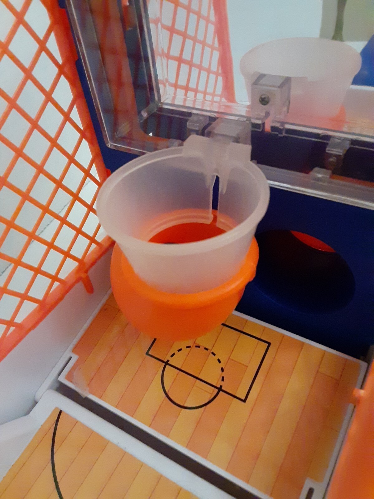 Vintage Hot Hoops Tabletop Basketball Game With 4 Balls eBay