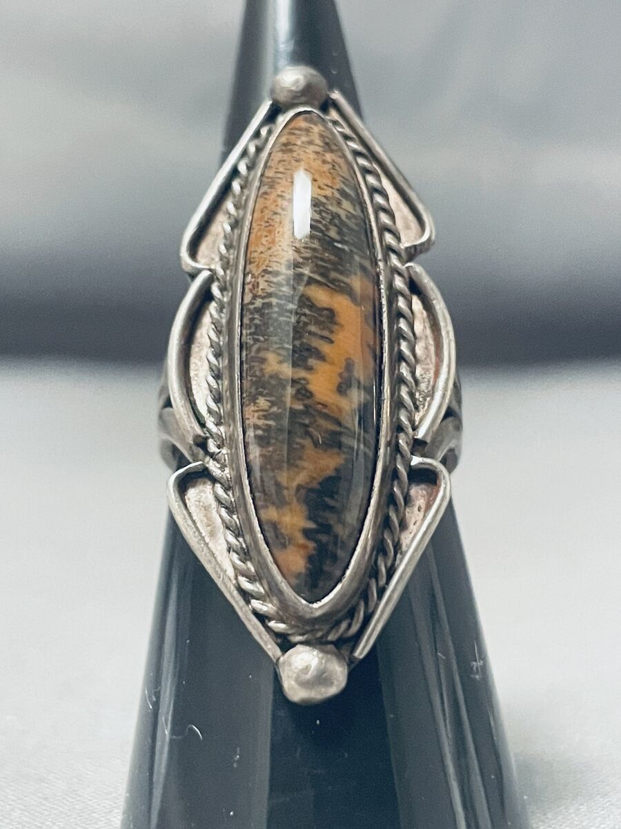 One Of Most Unique Ever Vintage Native American Navajo Petrified Wood Sterling Silver Bracelet One Of Most Unique Ever Vintage Native American Navajo Petrified Wood Sterling Silver Bracelet