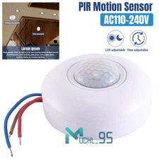 Mini AC85-260V Infrared PIR Motion Induction Sensor Switch For LED Ceiling Light