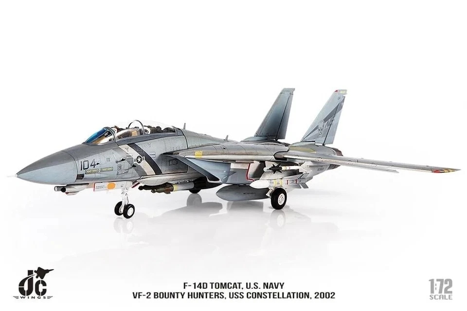 Grumman F-14D Tomcat, USN VF-2 Bounty Hunters, JC Wings 1/72 JCW-72-F14-008 - Image 3 of 4