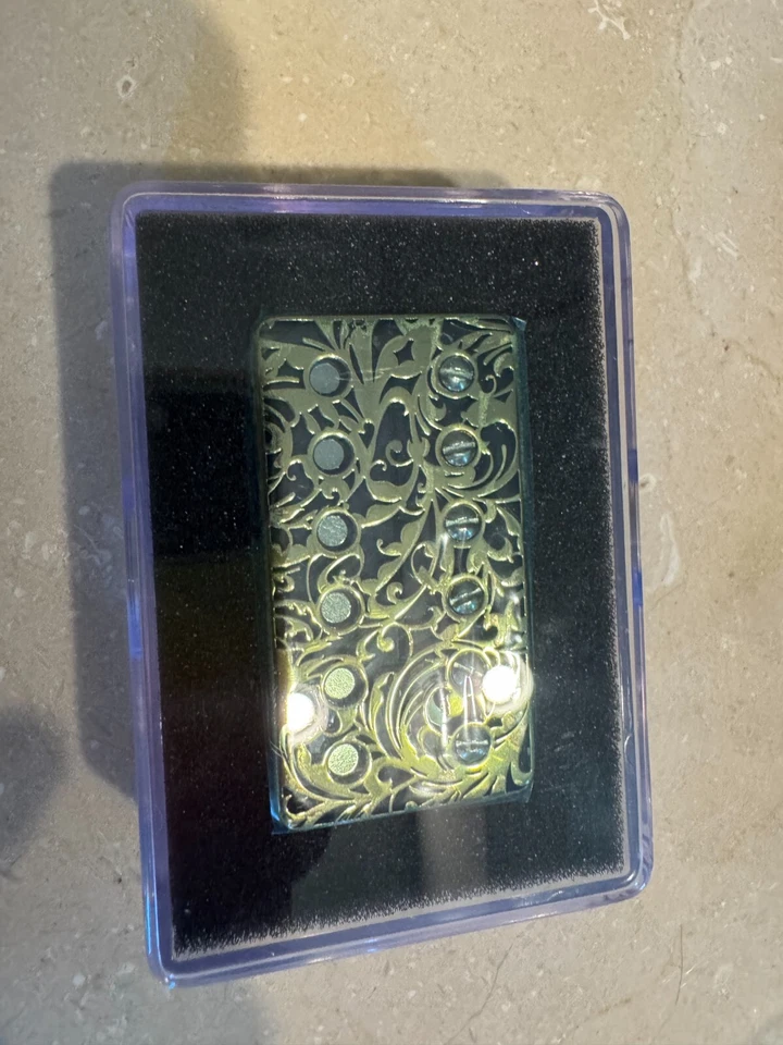 Juego completo de pastilla de patrones tallados en oro para guitarra estilo Pia HSH Foto 4 de 4