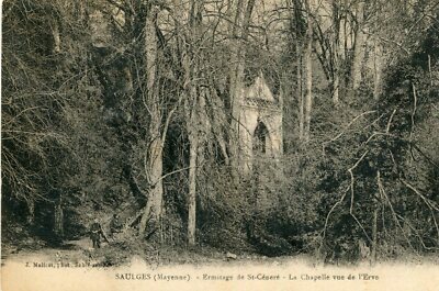 SAULGES Ermitage de Saint Céneré Kapelle Blick auf die Erve PLUS eine Karte ANGEBOT