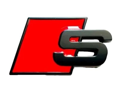 STEMMA PER AUDI S LINE POSTERIORE NERO OPACO A1 2 3 4 5 6 Q S-line - Foto 4