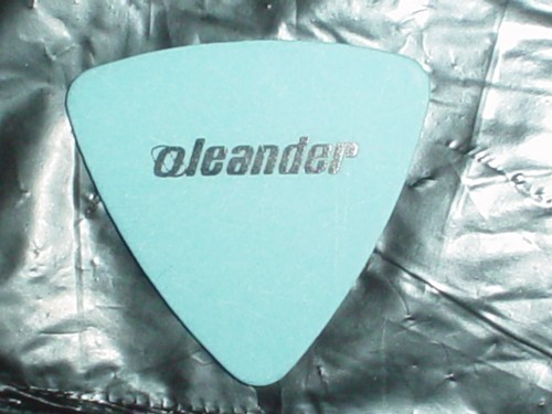 OLEANDER Logo 2001 Concert Tour RaRe Bass GUITAR PICK Why I'm Here Rock Band
