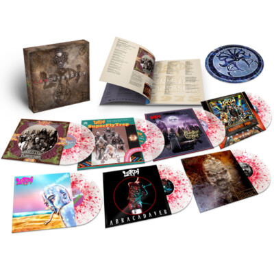 LORDI - Lordiversity - Ltd. 7-LP-Boxset (CLEAR w/RED SPLATTER Vinyl) neu & ovp