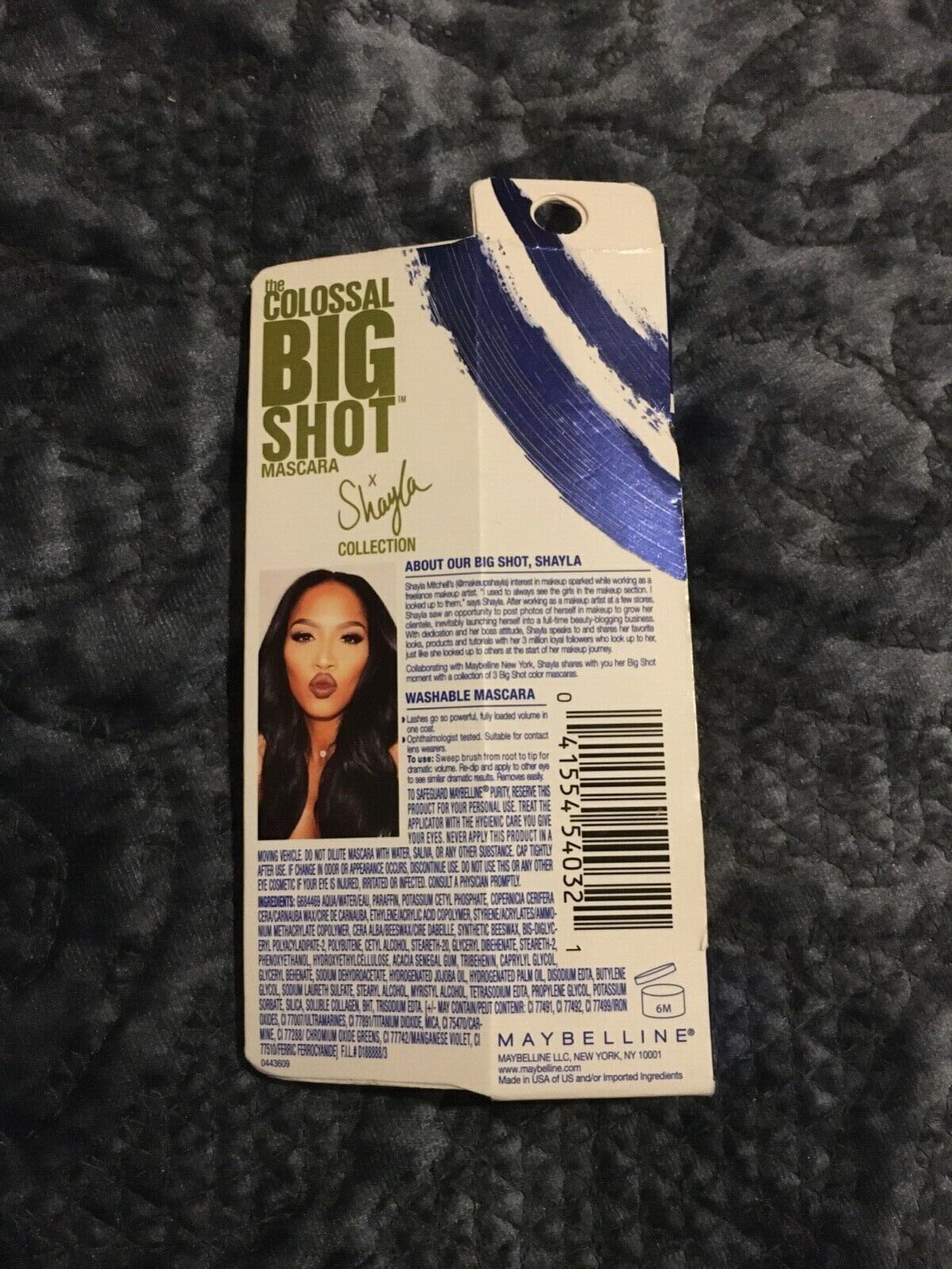 Maybelline The Choice Colossal Branded goods Big Shot x Mascara Boomin' Shayla in Bl