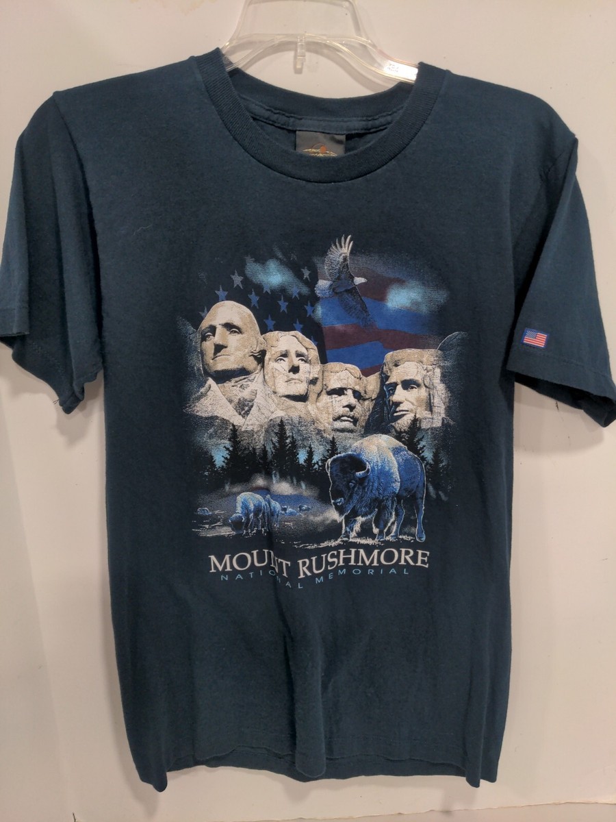 Prairie Mountain Mount Rushmore National Memorial T SHIRT Mens Size Small