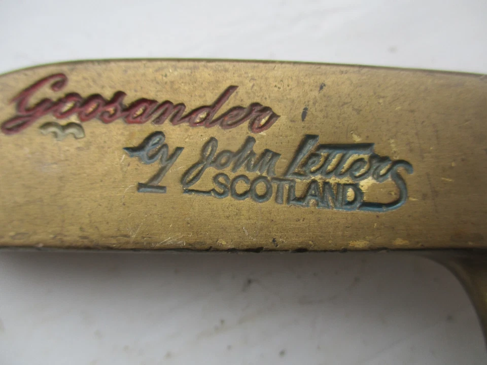Rare Vintage John Letters Goosander Putter 36" Long . All Original Right Handed. - Image 2 of 4