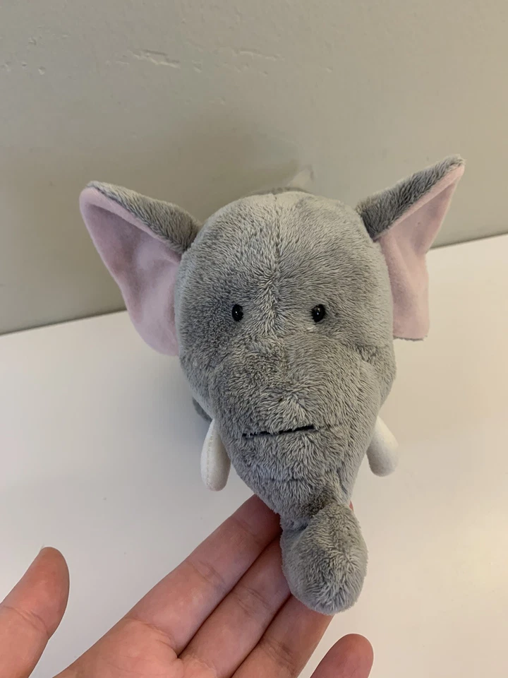 Juguete de peluche de peluche Russ Baby Elephant Big Trunk Lovey Nursery Foto 3 de 4