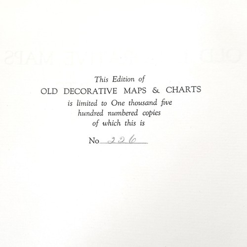 Old Decorative Maps & Charts by A.L. Humphreys (HC/DJ 1926) Limited Edition #226 - Picture 16 of 24