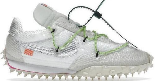 Nike Off-White Waffle Racer Fuchsia Size 11W Style # CD8180001