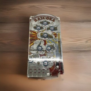 MARX BAZOOKA 1950s Tabletop PINBALL Toy Military Vehicles Illus-Has Wear-Works