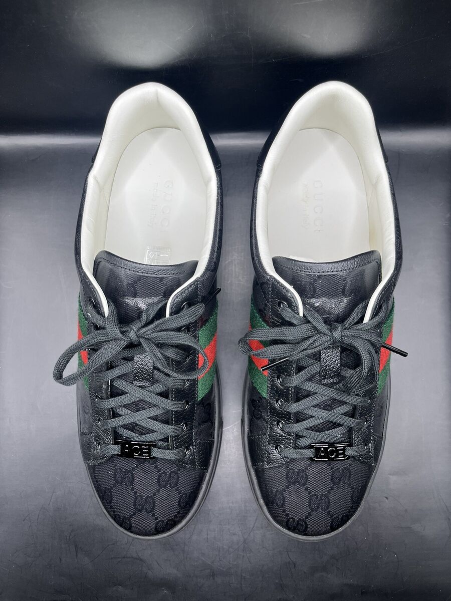 2023 Gucci Ace 'GG Crystal Canvas Sneaker ~ Men 10 ~ 760775 2023 Gucci Ace 'GG Crystal Canvas Sneaker ~ Men 10 ~ 760775