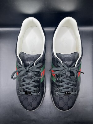 2023 Gucci Ace 'GG Crystal Canvas Sneaker ~ Men 10 ~ 760775 2023 Gucci Ace 'GG Crystal Canvas Sneaker ~ Men 10 ~ 760775