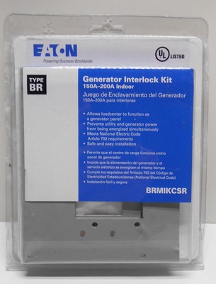 EATON CUTLER HAMMER Generator Interlock Kit BR Panel 150 ...