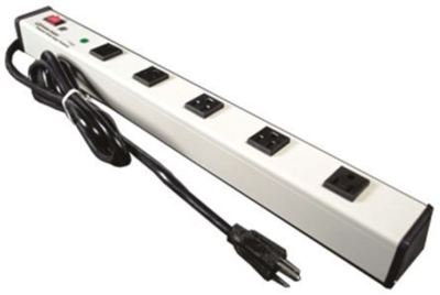 NEMA 5-15R 5 Gang Verlängerungskabel, 1,8m Kabel, 15A, 120 V RCD geschützt, Überspannungs-P