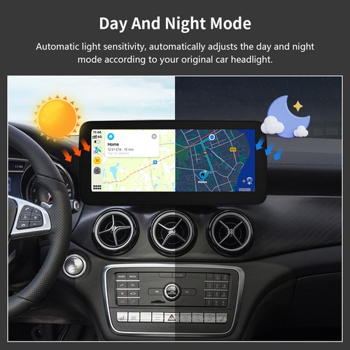 Radio estéreo CarPlay con pantalla táctil de 10,25"" para Benz W176 CLA C117 X117 X156 B W246 - Imagen 12 de 16