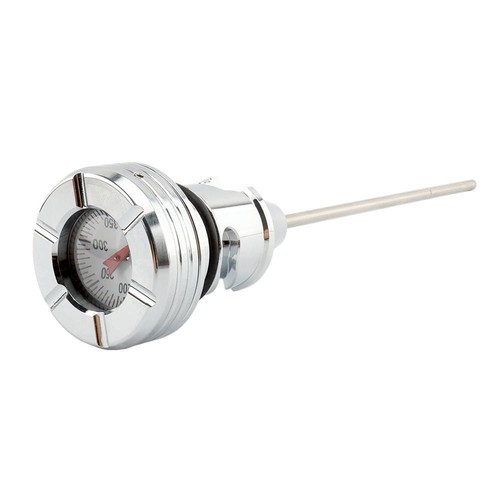 Chrome Oil Temperature Dipstick For Harley Softail Low Rider Fat Boy 18-2021 20 - Bild 4 von 6