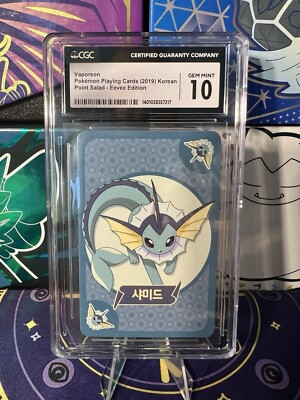 CGC 10 GEM MINT Vaporeon Point Salad - Eevee Edition Korean