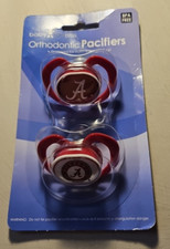 2 Pack Pink Pacifiers Texas A M NCAA Glow In The Dark New AUCT 12975