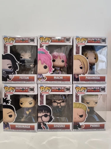 IN STOCK FUNKO POP! HUNTER X HUNTER BUNDLE FEITAN PHINKS NOBUNAGA SHIZUKI MACHI