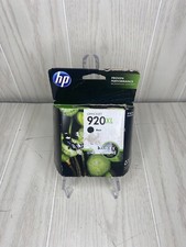 HP Officejet 920XL Black Ink Cartridge OEM Genuine Official Torn Box