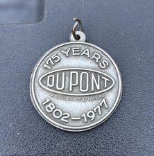 Vintage 1977 DUPONT - 175 YEARS - MEMPHIS PLANT Memphis, Tennessee key chain fob