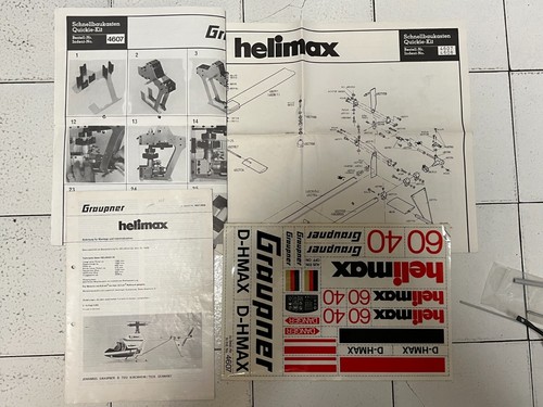 GRAUPNER - HÉLIMAX 40 - réf 4607 / 4608 + OS 40FSR - Imagen 4 de 24