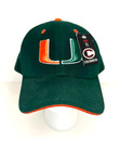 Colosseum University of Miami Hurricanes baseball cap hat, green, logo, Sz 7.5