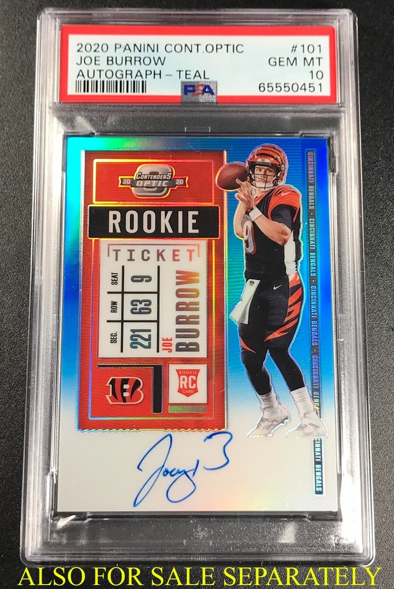 JOE BURROW 2020 PANINI PHOENIX RISING ROOKIE SIGNATURES AUTO