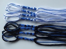 TZIT TZIT ACRYLIC - TZITZIT TZITZIOT White, A+ quality USA made, 4 to a set