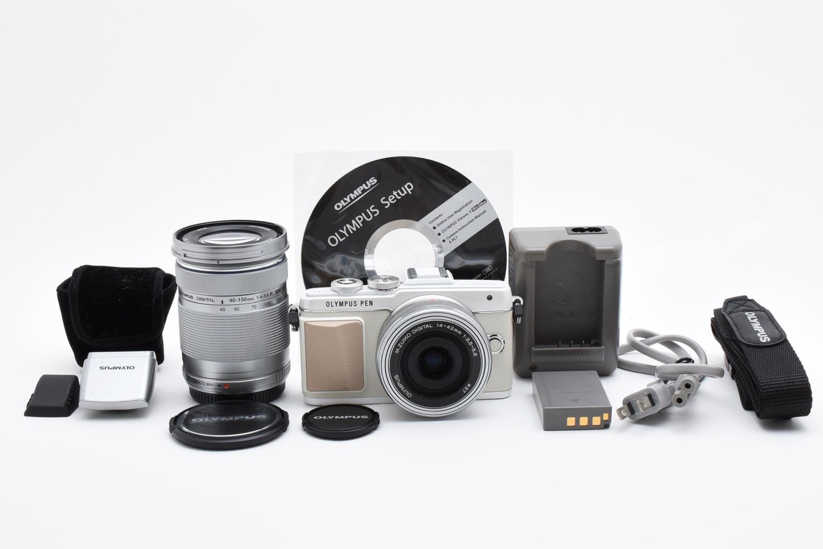 Olympus PEN Lite E-PL7 Mirrorless Digital 14-42mm,40-150mm