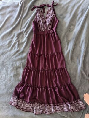 nude shoes with burgundy dress Burgundy Stud Sammie Mini Dress – Never Fully Dressed main image 1