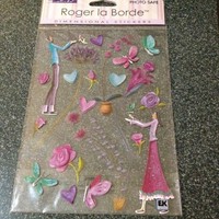 Roger La Borde 3d Dimensional Stickers Happy Birthday Cardboard Gifts Cake Roger La Borde 3d Dimensional Stickers Happy Birthday Cardboard Gifts Cake