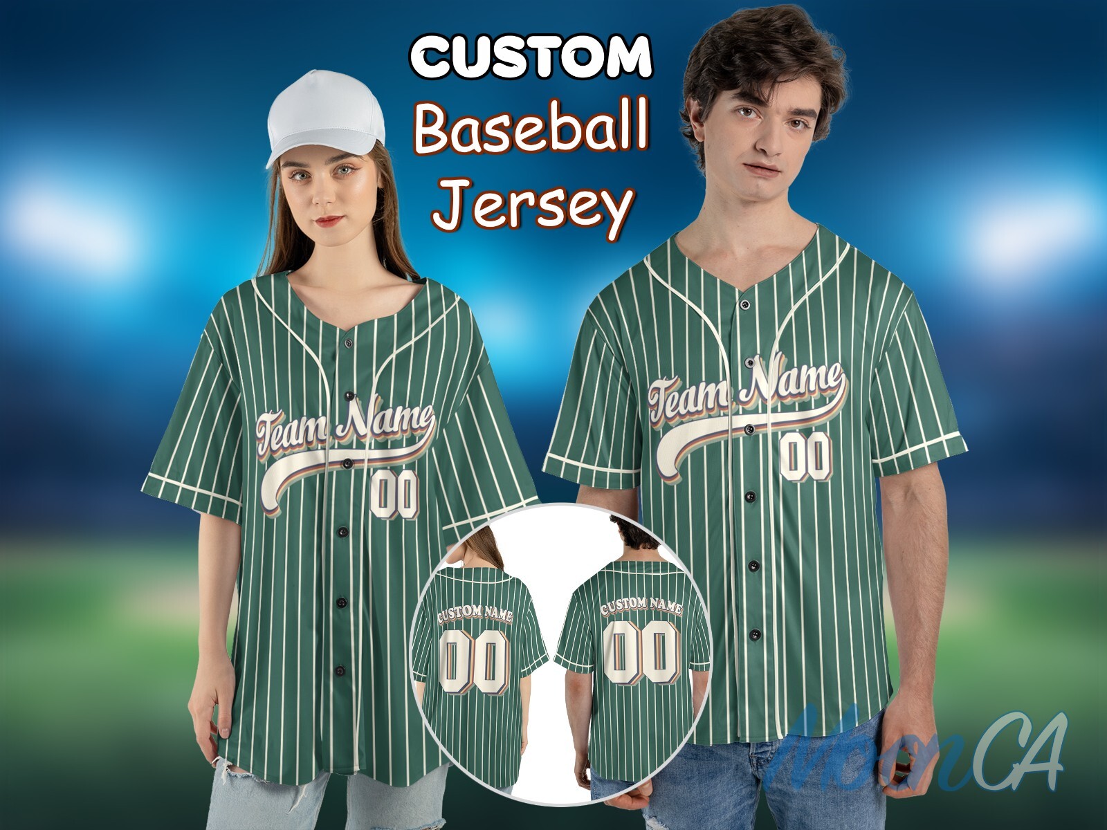 ALTRA Maglia Baseball Personalizzata Giorno di San Patrizio Vintage Trifoglio Baseball Jersey