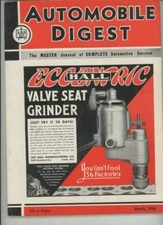 Automobile Digest Mar 1936 Hall Ad Cover