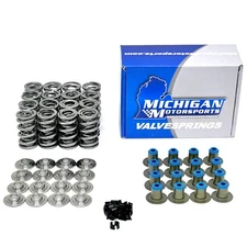 Michigan Motorsports .660" Dual Valve Spring Kit with Titanium Retainers LS1 LS3