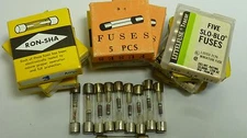 MDV /  SLOW BLOW GLASS FUSE / 2 amp  / 10 PIECES /  (qzty)
