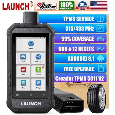 LAUNCH X431 Creader 5011 V2 TPMS Tool Tire Sensor Activate Relearn Reset Scanner