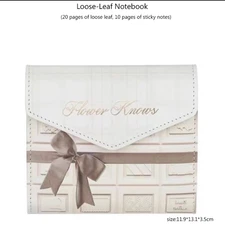 Flower Knows Angel Series Handheld Mirror White Black Pink Mirrors