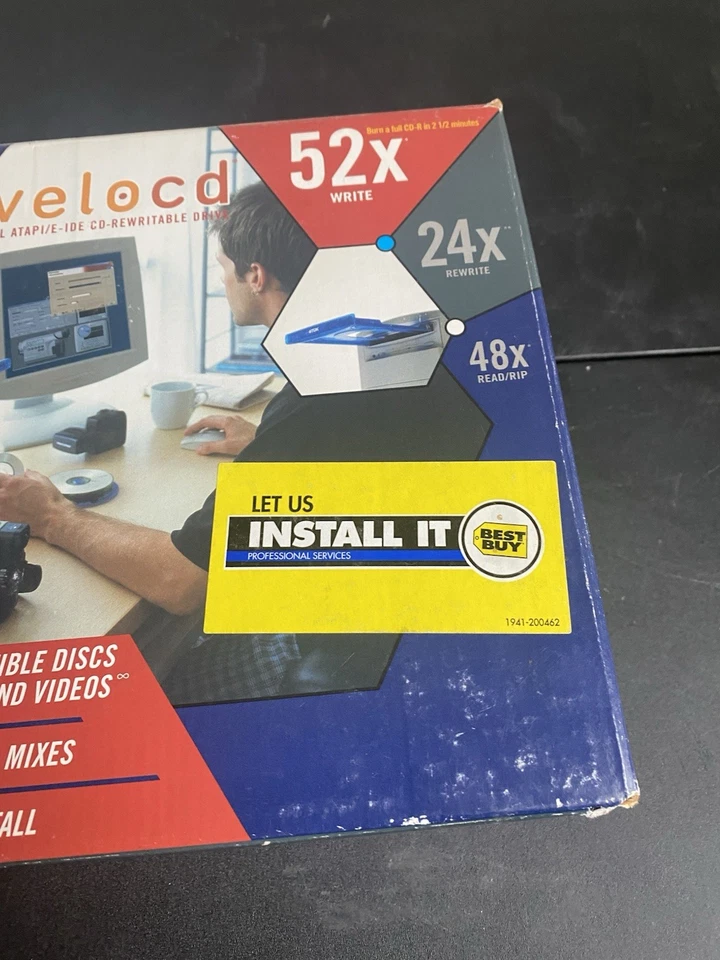 TDK VeloCD Internal 52x CD Burner Rewrite Drive Rewritable Model 5200B - Image 3 of 4