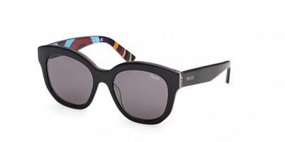 Pucci EP0254 Black/texture 53/19/140 Damen Sonnenbrillen