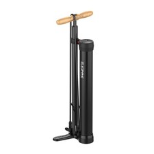 Lezyne Digital Pressure Over Drive Track Pump Black for Cycling Tubeless Setup