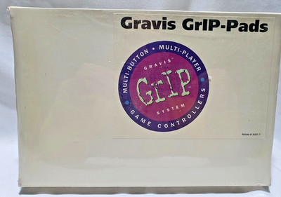 NEW SEALED Advanced Gravis GrIP Pads Game Controllers Vintage PC OVP NOS 4201