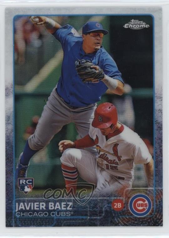 2015 Topps Chrome Refractor Javier Baez #89 2a9
