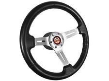 1965-1967 Shelby Gt500 Mustang Black Leather Steering Wheel Kit