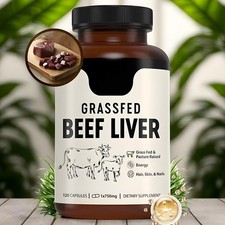 Grass Fed Beef Liver-Liver Support - Immune Boost Health Supplement 60/120pcs