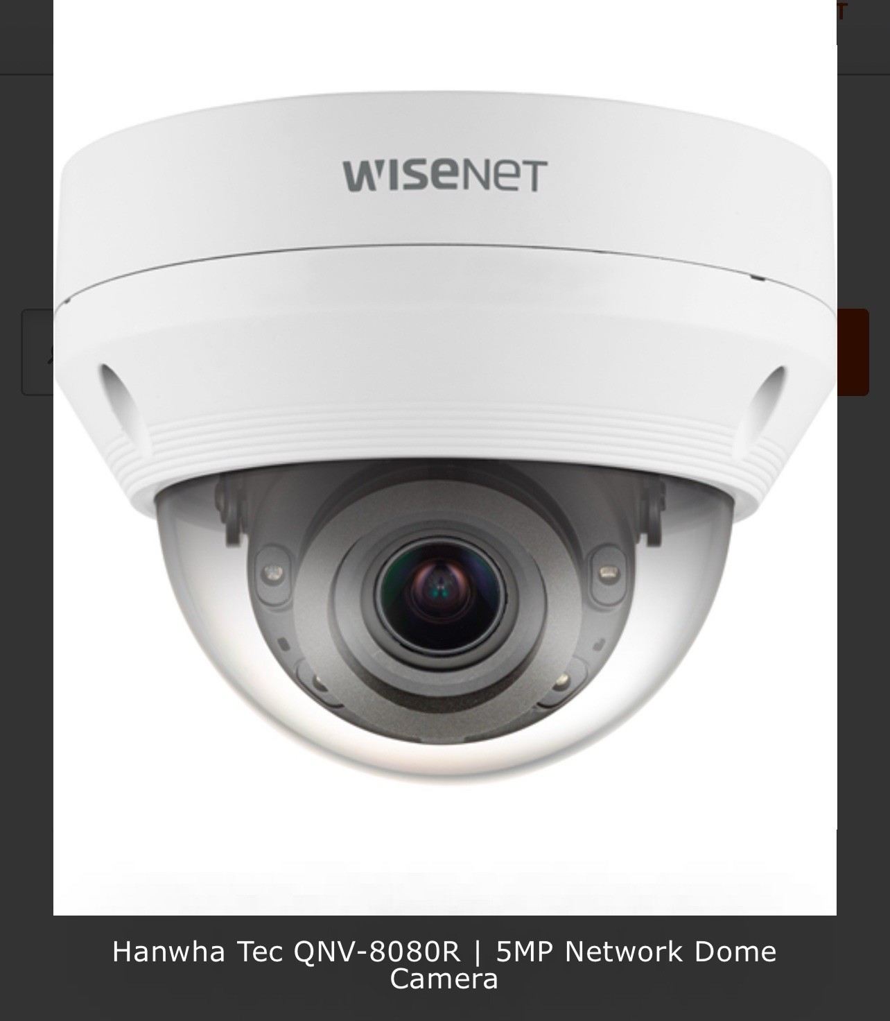 Hanwha QNV-8080R PoE Security Camera